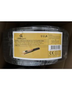 GEMBIRD Koaksialni kabl sa napojnim kablom KABL-COAX-RG59+2X0.75 CCA/PE, 100m - 44803