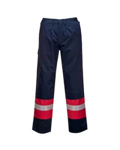 PORTWEST Radne pantalone Bizflame FR56, teget/crvena - 54804XL