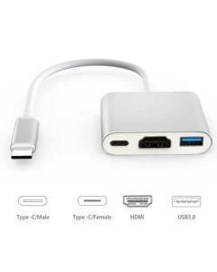 VELTEH Adapter Type C HUB na HDMI, 4K TC2H-300 - 55-057