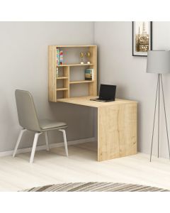 HANAH HOME Sklopivi radni sto Sedir, svetlo braon