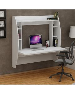 HANAH HOME Zidni radni sto Buglem, bela