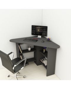 HANAH HOME Ugaoni radni sto Corner, antracit