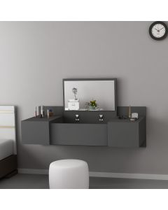 HANAH HOME Sto za šminkanje Zakkum, siva - 550ARN2223