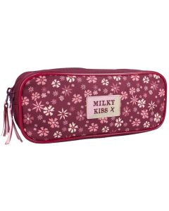 VADOBAG Prazna pernica sa dve pregrade Milky kiss wild bliss, crvena - 76101-1