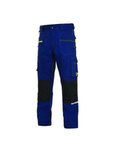 CANIS Radne pantalone do struka Stretch, teget/crna - 5525750
