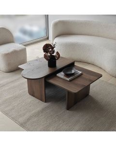 HANAH HOME Set klub stolova Paris 2/1, braon