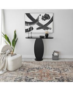 HANAH HOME Konzolni sto Ellittica, antacit