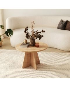 HANAH HOME Klub sto Mushroom, svetlobraon - 552NOS2272