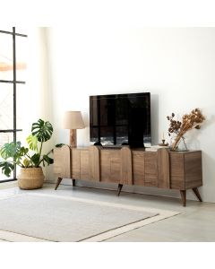 HANAH HOME TV komoda New Line v2, braon - 552NOS2426