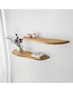 HANAH HOME Zidna polica Wavy 2, krem - 552NOS2442