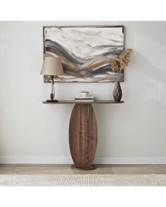 HANAH HOME Komoda Ellittica, braon