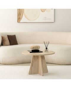 HANAH HOME Klub sto Mushroom, krem