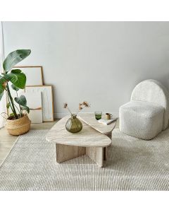 HANAH HOME Set klub stolova Ballare 2/1, bež