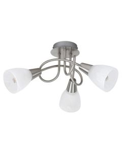 Rabalux Plafonjera Jenna E14 3x MAX 40W brušeni hrom (5532) - 5532