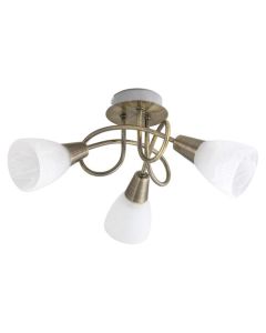 Rabalux Plafonjera Jenna E14 3x MAX 40W antična bronza (5533) - 5533