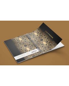 Sveska A4 Mandala gold spirala dikto 100l - G310