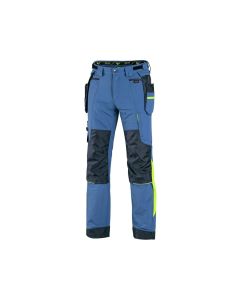 CANIS Radne pantalone Naos HV žuta, plava - 6126250