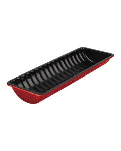 KAUFMAX Modla za hleb rebrasta 31,5x12x5.5cm kaufmax burgundy line - 425969