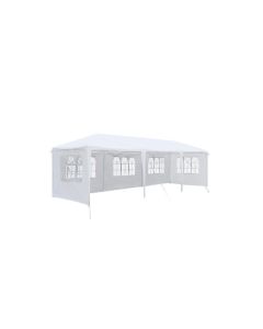 GREEN BAY Tenda sa bočnim stranama 3x9m, bela - 55433-1