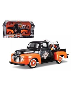 MAISTO Automobil 1:24 1948 Ford F-1 Pickup + 1:24 1958 FLH Duo Glide 32180 - 55485-1