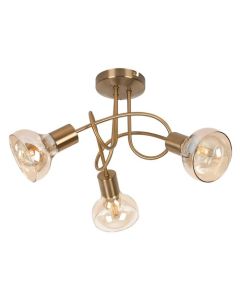 Rabalux Plafonjera Holly E14 3x MAX 40W antično zlato (5548) - 5548