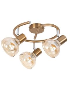 Rabalux Spot rasveta Holly E14 3x MAX 40W antično zlato (5549) - 5549