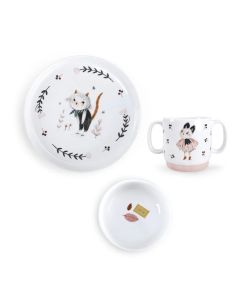 MOULIN ROTY Porcelanski set  za hranjenje - Après la Pluie - 715230