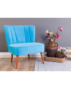 ATELIER DEL SOFA Fotelja Moon River, tirkizna