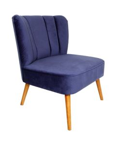 ATELIER DEL SOFA Fotelja Moon River, tamno plava