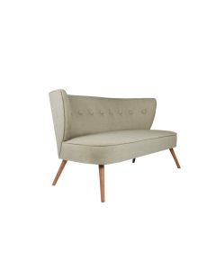 ATELIER DEL SOFA Sofa dvosed Bienville, siva - 558ZEN1203