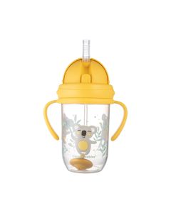 CANPOL BABIES NON-SPILL SPORTSKA SOLJA SA SLAMCICOM (TEG) 270ml 56/606 EXOTIC ANIMALS - YELLOW