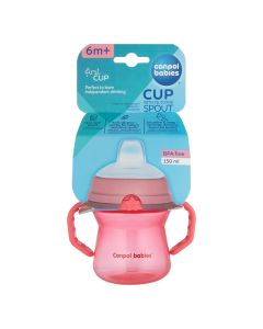 CANPOL BABIES SOLJA 150ml SA SILIKONSKIM KLJUNOM (56/614) - PINK