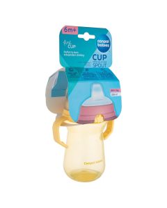 CANPOL BABIES SOLJA 250ml SA SILIKONSKIM KLJUNOM (56/615) - YELLOW
