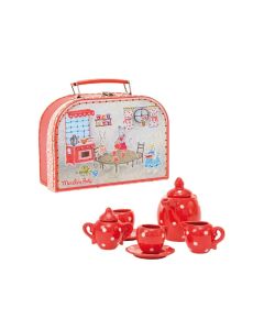 MOULIN ROTY Igračka keramički set za čaj u koferu - La grande famille - 632400