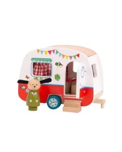 MOULIN ROTY Drveno vozilo kamp prikolica - La Grande Famille - 632432