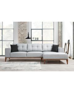 ATELIER DEL SOFA Ugaona garnitura Montana, desna, svetlosiva - 560ARE1103