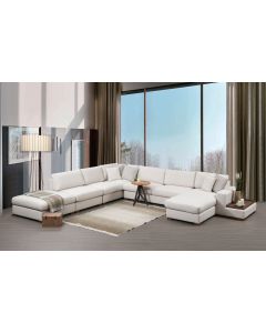ATELIER DEL SOFA Ugaona garnitura Loop 8, bež - 560ARE1125