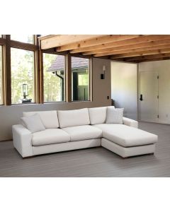 ATELIER DEL SOFA Ugaona garnitura Loop 16, desna, bež