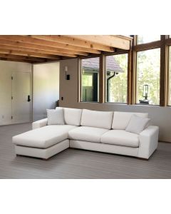 ATELIER DEL SOFA Ugaona garnitura Loop 16, leva, bež