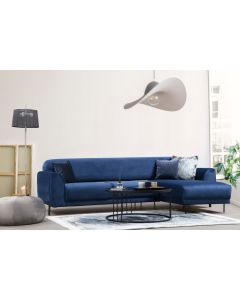 ATELIER DEL SOFA Ugaona garnitura Image L3-Chl, desna, tamnoplava