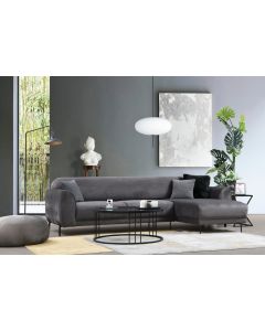 ATELIER DEL SOFA Ugaona garnitura Image L3-Chl, desna, antracit