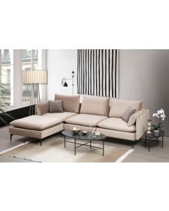 ATELIER DEL SOFA Ugaona garnitura Felix, bež
