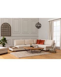 ATELIER DEL SOFA Ugaona garnitura Tulip Corner, desna, bež