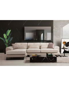 ATELIER DEL SOFA Ugaona garnitura Frido, leva, svetlo bež