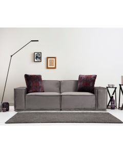 ATELIER DEL SOFA Dvosed Lego 2, siva