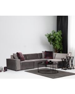 ATELIER DEL SOFA Modularna ugaona garnitura Lego 6 L1-O1-C-O1, siva