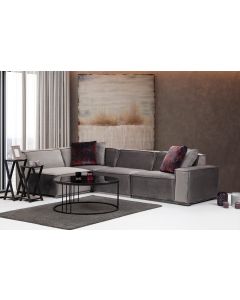 ATELIER DEL SOFA Modularna ugaona garnitura Lego 7 O1-C-O1-1R, siva