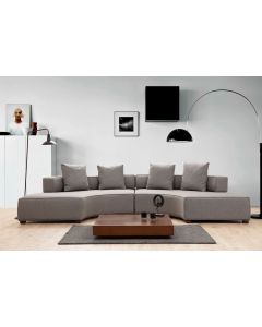 ATELIER DEL SOFA Ugaona sofa Gondol-2, siva - 560ARE1203