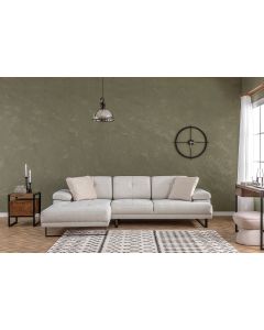 ATELIER DEL SOFA Ugaona garnitura Mustang Small, leva, bež