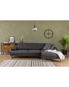 ATELIER DEL SOFA Ugaona garnitura Mustang Small, desna, antracit